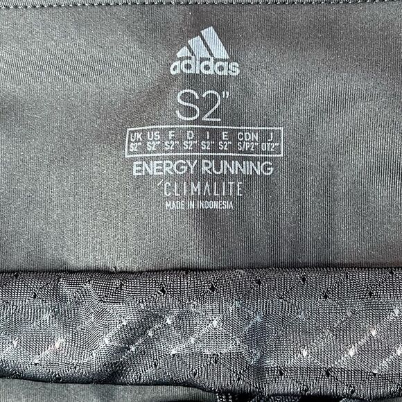 ADIDAS Climalite 2" Running Shorts in Black and Blue Size Small - Picture 7 of 7